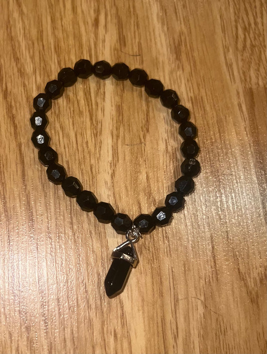 Black stone bracelet